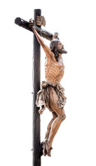 Expiring Christ, known as El Cachorro. The face of this image is a realistic portrait of a famous...