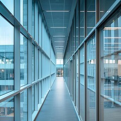 image of windows in morden office building