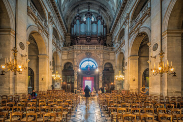 Saint Paul & Saint Louis church (Paroisse Saint-Paul Saint-Louis), Marais, Paris, France