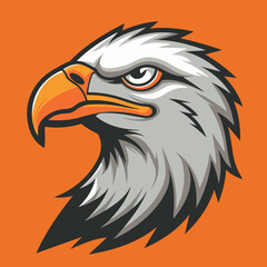Eagle sports mascot vector illustration