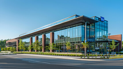 Modern Financial Building During Daytime With Sky as the Backdrop