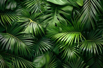 Green leaves of Fittonia albivenis - species of flowering plant in the family Acanthaceae. Carpet of dark green foliage.. Beautiful simple AI generated image in 4K, unique.