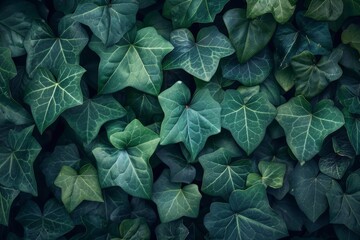 Fototapeta premium Close-up of Agave univittata plants dark green leaves. Abstract natural green leaf wallpaper pattern texture background.. Beautiful simple AI generated image in 4K, unique.