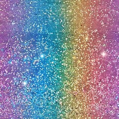 Fototapeta premium Rainbow pastel glitter sparkle textures pattern background