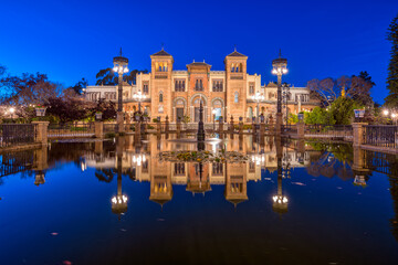 Pabellón Mudéjar, Plaza de América, Seville, Spain.