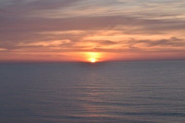 sunrise on the beach 