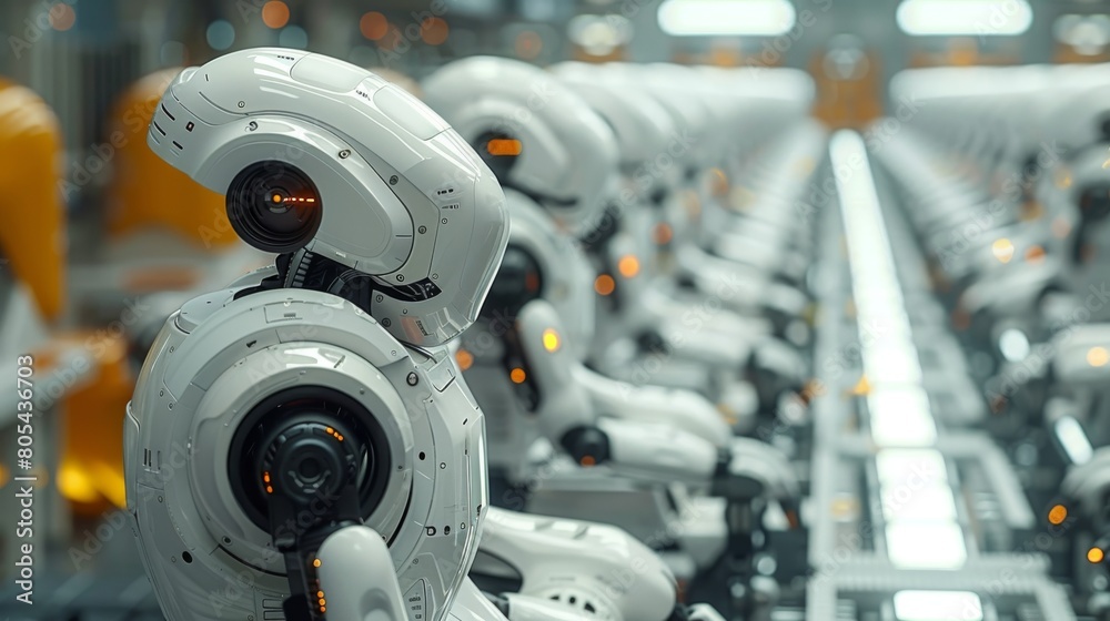 Poster integrated smart factory automation system with ai-controlled robotic hands for high-precision assem