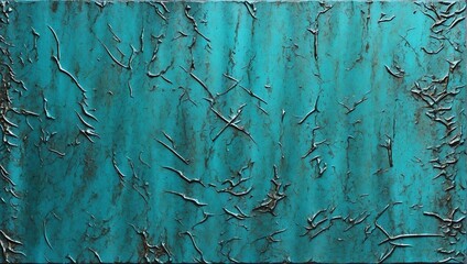 texture background of turquoise metal