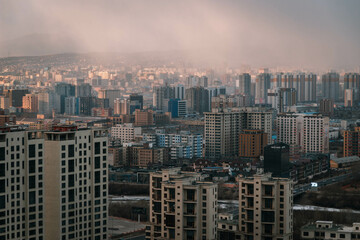 Obraz premium Ulaanbaatar city skyline