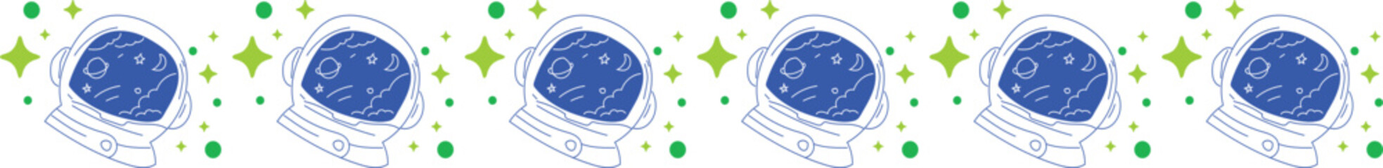 Pilot line border illustration on transparent background.
