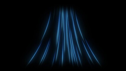 Flow blue airflow transparent channel, can be used for air conditioners, fans, various flowing air