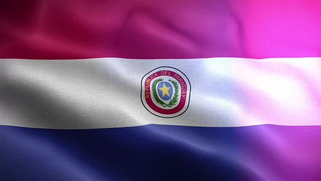 Bandera de Paraguay Frontal