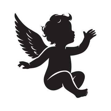 recommend clip art: Angel clip art isolated on white background