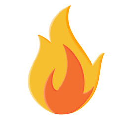 Fire flame logo  illustration design template. fire flames sign illustration isolated. fire icon
