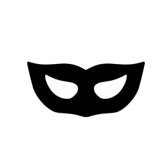 Black Mask Vector Icon