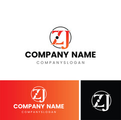 ZJ initial logo design 