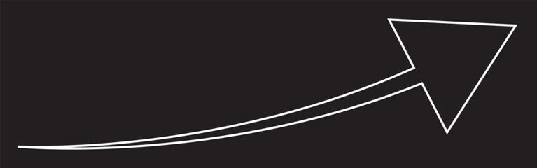 Fototapeta premium white arrow icon on transparent background. flat style. white arrow icon for your web site design, logo, app, UI. arrow symbol. arrow sign.