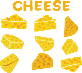 set of cheese