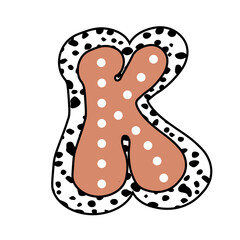 Dalmatian Dots Letters Alphabet font PNG svg, doodle Bright Colors, Dalmatian Handwritten Font Alphabet png svg, for sublimation designs