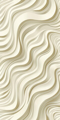 Abstract white waves pattern - phone wallpaper - Generative AI