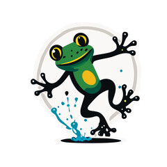 Fototapeta premium Frog illustration