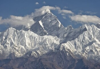 A view of the Himalayas