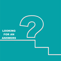 Question mark icon, vector illustration. Asking questions. Ask for help. do not ask. Need information. Question.