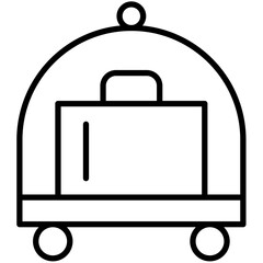 Hotel Services outline Icon Pack