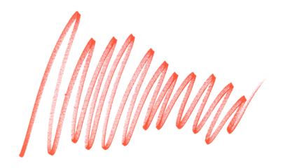 Grunge scribble, hatching, scrawl red marker isolated on white