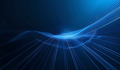 Abstract blue technology illustration background
