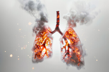 Smoker's lungs. The concept of harm to health