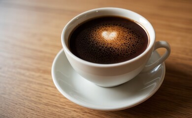 Fototapeta premium close up shot professional photograph of cup of coffee