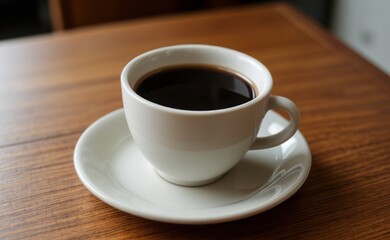 Obraz premium close up shot professional photograph of cup of coffee