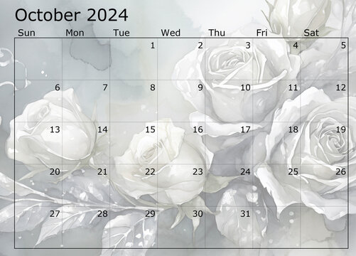 October 2024 Calendar