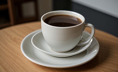 Fototapeta premium close up shot professional photograph of cup of coffee