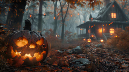 halloween scene