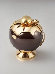 chocolate cake with chocolate celebration day generate ai