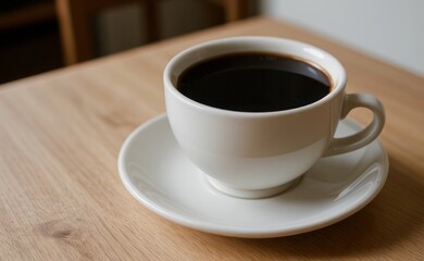Obraz premium close up shot professional photograph of cup of coffee