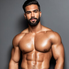 Sexy muscular man