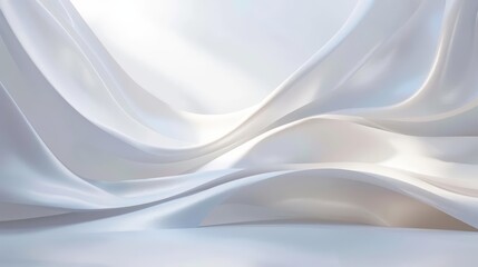 Obraz premium Retrothemed posters frame the Background, showcasing minimal white with gentle wavy lines for a classic touch, Sharpen 3d rendering background
