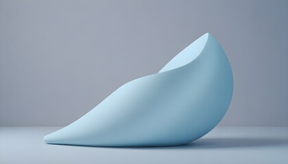 Blue Shape Background: Sleek Design Abstract Backdrop