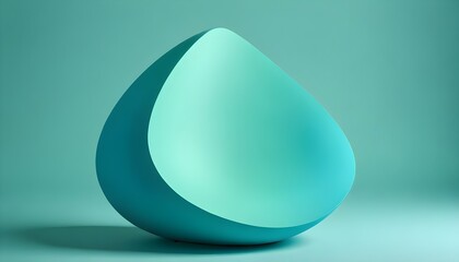 Blue Shape Background: Design Backdrop Abstract Smooth