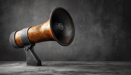 Amplifying voices and messages, the bullhorn signifies leadership ability to communicate effectively and command attention