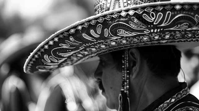 Celebrating Culture with Charro Hat at Mariachi Party