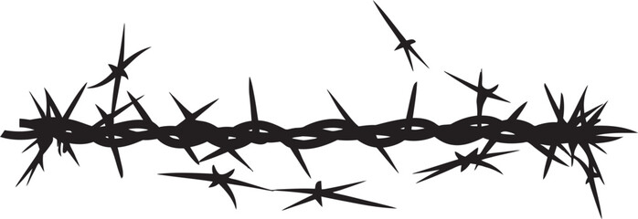 Retro Barbed Wire Vector Elements Vintage Vibes