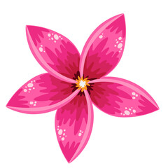 hibiscus flower with color hand draw style