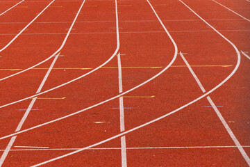 Fototapeta premium running track in stadium