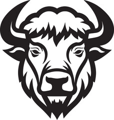 Bison Vector Badge Design with Modern Aesthetic