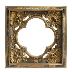 Golden Baroque Style Picture Frame