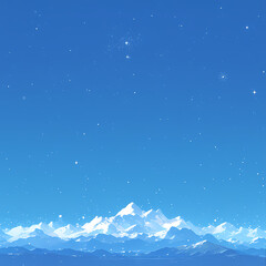 Epic Landscape in Ultra HD: Spectacular Snowy Mountain Peaks for Desktop Wallpapers